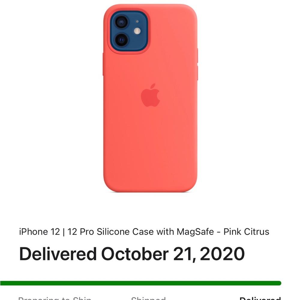 iPhone 12 | 12 Pro Silicone Case with
MagSafe - Pink Citrus